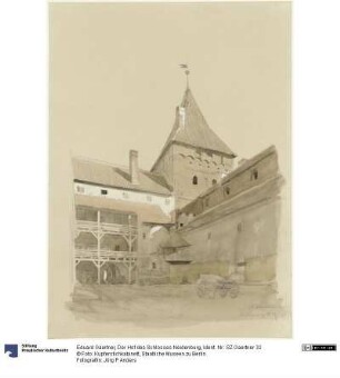 Der Hof des Schlosses Neidenburg