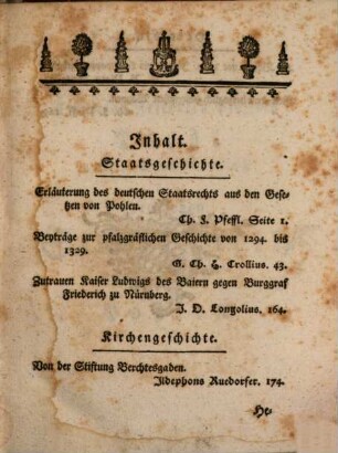 Abhandlungen der Churfürstlich-Baierischen Akademie der Wissenschaften. 3. 1765
