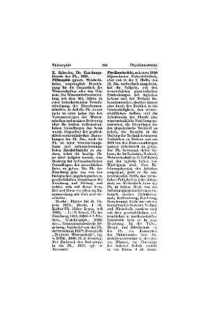 Physikunterricht