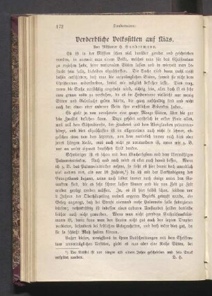 Verderbliche Volkssitten auf Nias