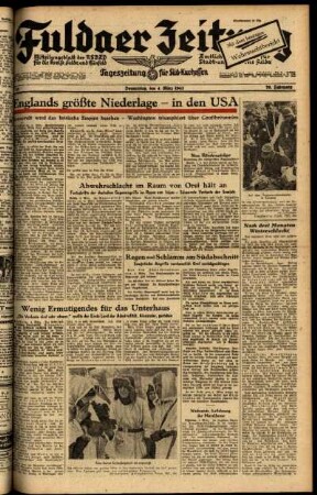 Ausgabe vom Donnerstag, den 04. März 1943.