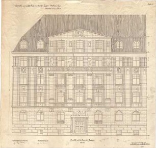 Fischer, Theodor; Mannheim; Kammerspiele - Augustaanlage (Ansicht)