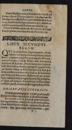 Liber Secundus Regum.