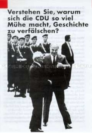 Propagandaschrift der SPD zur Bundestagswahl 1990