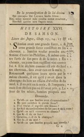 103-108, Histoire XXVI