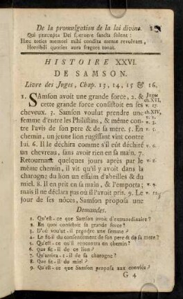 103-108, Histoire XXVI