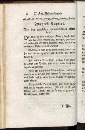 Zweytes Kapitel. Von den weiblichen Geburtstheilen überhaupt.