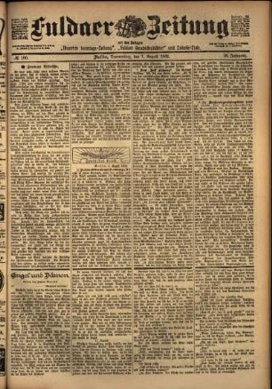 Ausgabe vom Donnerstag, den 07. August 1902.