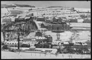 Bad Gottleuba. Heilstätte im Winter