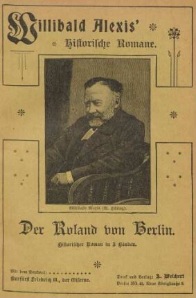 Porträt. Willibald Alexis