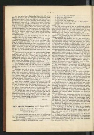 Zweite ordentliche Versammlung am 20. Januar 1883