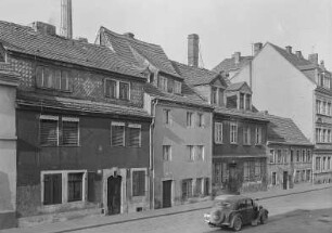 Dresden-Friedrichstadt. Adlergasse 18, 20, 22 und 24. Straßenansicht