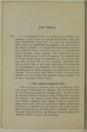Der Orient
