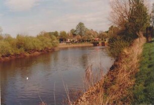 Wümme mit Schleuse Dammsiel