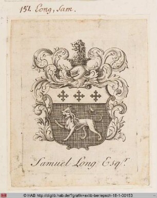 Wappen des Samuel Long