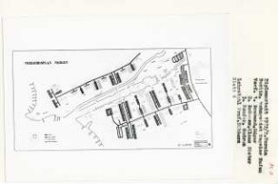 Wohngebiet Tegeler Hafen, Berlin-Tegel (Diplomarbeit bei Kurt Dübbers): Parken, Verkehrsplan 1:1000