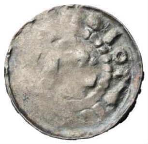 Fundmünze, Sachsenpfennig, um 1000 - 1025