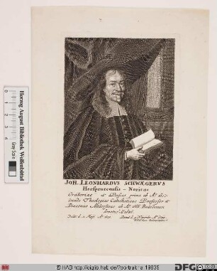 Bildnis Johann Leonhard Schwäger