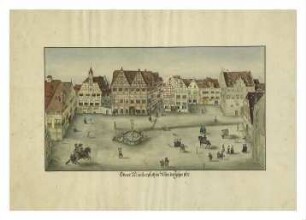Nördlicher Münsterplatz (Kopie des 19. Jhdt.). 1677