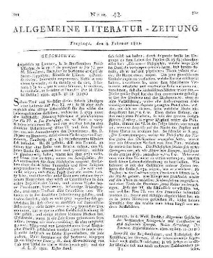 Allgemeine Beyträge zur Beförderung des Ackerbaues, der Künste, Manufacturen und Gewerbe. T. 1. Hrsg. v. J. G. Geisler. Zittau, Leipzig: Schöps 1800