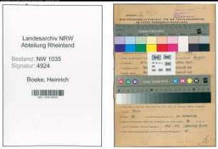 Entnazifizierung Heinrich Boeke , geb. 15.04.1906 (Steiger)
