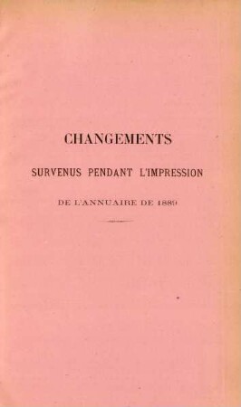 Changements
