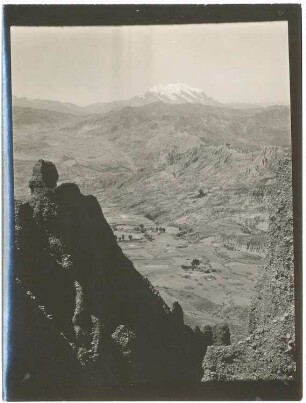 Der Illimani von La Paz aus gesehen