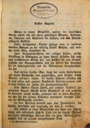 Die Gefangenen von Kufstein : Original-Roman von Theodor Scheibe. 1