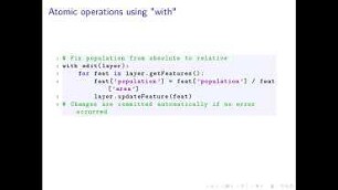 PyQGIS the comfortable way - tricks to efficiently work with Python and QGIS