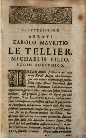 Beati servati Lupi presbyteri et abbatis ferrariensis O.S.B. opera