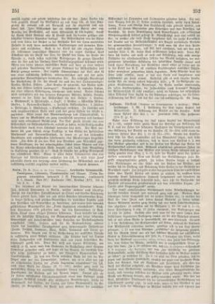 252-253 [Rezension] Hoffmann, Christoph, Bibelforschungen