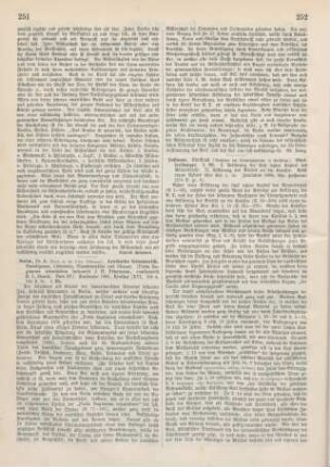 252-253 [Rezension] Hoffmann, Christoph, Bibelforschungen