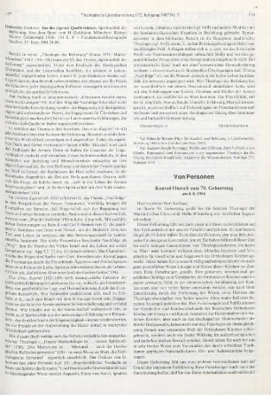 157-158 [Rezension] Gutiérrez, Gustavo, Aus der eigenen Quelle trinken
