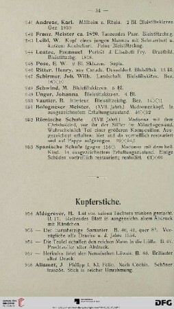 Kupferstiche (Nr. 954-1504)