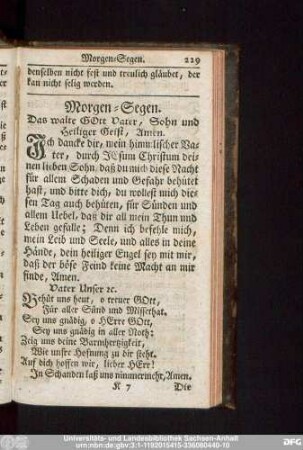 Morgen-Segen.