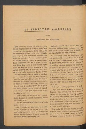 El espectro amarillo