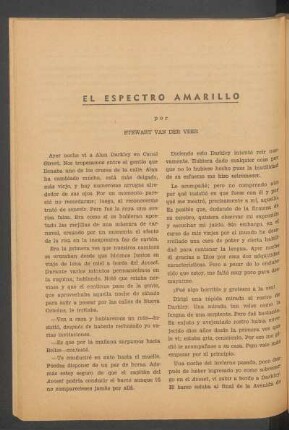 El espectro amarillo