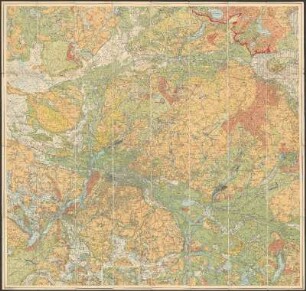 Geologische Übersichtskarte der Umgegend von Berlin