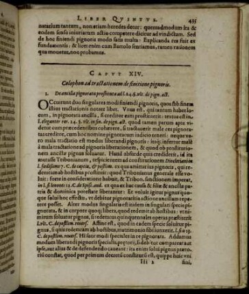 Caput XIV. - Caput XXII.