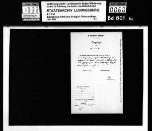 Wiedemann, Ludwig (*16.03.1875 in München); Hofsänger; ausgesch.: 1905