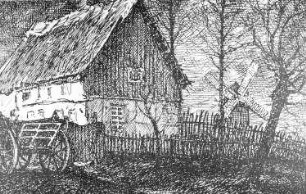Jessen (Elster)-Seyda-Schadewalde. Bockmühle bei Seyda, aus: Kalender des Kreis Schweinitz, 1922