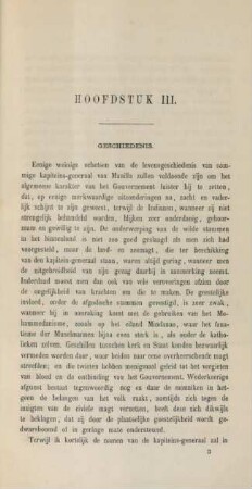 Hoofdstuk III. Geschiedenis