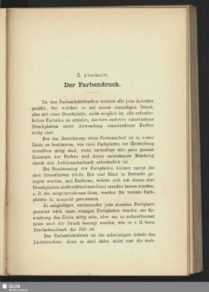Der Farbendruck