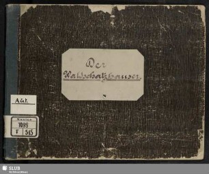 Der Waldschatzhauser - Mus.7099-F-515 : V (X), orch : GutD WoO 17