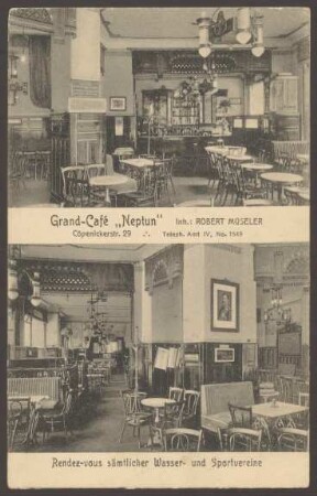 Ansichtskarte Grand-Café "Neptun", Köpenicker Straße 29 [1/2]