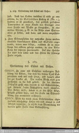 §. 163. Verbindung des Eisens mit Aether