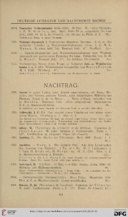 Nachtrag (Nr. 1578 - 1721)
