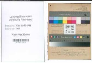 Entnazifizierung Erwin Kuechler , geb. 20.06.1905 (Dentist)