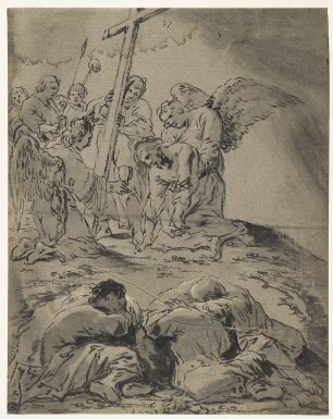 Christus am Ölberg, Blatt 37 der Folge "Szenen aus dem Neuen Testament"