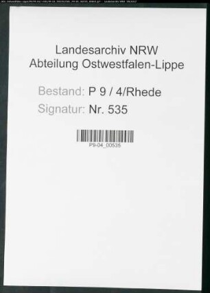 Namensverzeichnis Rhede, Sterbefälle